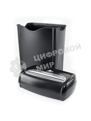 Шредер Heleos УД15-2 черный/серебристый (секр.Р-2) ленты 12лист. 15лтр. скобы пл.карты