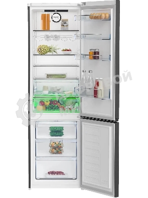 Холодильник Beko B3DRCNK402HXBR антрацит двухкамерный 257/100л морозилка снизу No Frost
