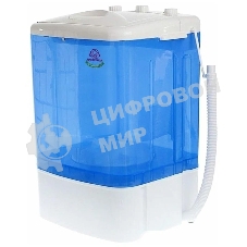 Стиральная машина Мастерица WM-0102 cиний, загрузка вертикальная 2 кг, 0 об/мин, класс А