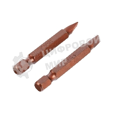 Бита EDGE by PATRIOT SL5,0, сталь S2, длина 50 мм, 2шт в блистере