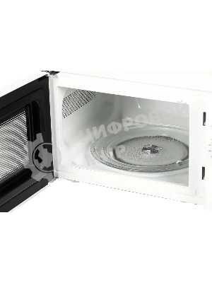 Микроволновая печь Galanz MOS-2008MW белый, 20 л, 700 Вт, переключатели - поворотный механизм