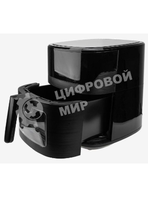 Аэрогриль Eltronic 777-02 черный, 1600 Вт, 6.3 л, сенсор, 10 программ