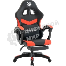 Кресло игровое Defender Runa PRO черный/крас, PU, класс2