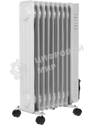 Масляный обогреватель Centek CT-6201 (9 секций) белый, 2000 Вт, 20 м2, термостат