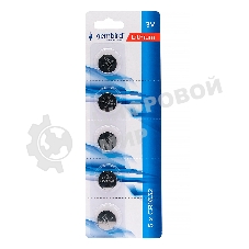 Батарейки литиевые Gembird Gb-CR1632-5B, тип CR1632, 5шт, блистер