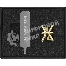 Шильд-символ Moleskine Zodiac Рыбы, металл, золотистый, коробка с европодвесом, PINPISCESGOLD