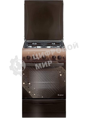 Плита газовая Gefest ПГ 5100-02 0010 коричневый, конфорок 4 шт, духовка 52 л, 50 см x 85 см x 58.5 см
