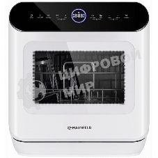 Посудомоечная машина Maunfeld MWF07IM, белый, 42 см, 3 компл., 58 дБ, класс B