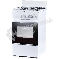Плита газовая Лада Nova RG 24039 W белый, конфорок 4 газовых, духовка 50 л, 50 см x 85 см x 60 см