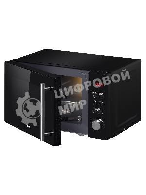 Микроволновая печь BBK 20MWG-732T/B-M черный, 20 л, 700 Вт, переключатели - кнопки, поворотный механизм