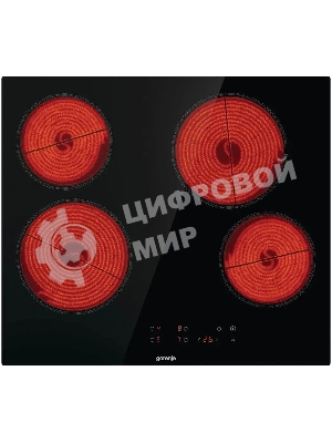 Электрическая варочная панель Gorenje ECT641BSCE Hi-Light, независимая, черный