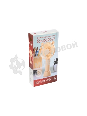 Вентилятор Energy EN-0610 USB (настольный, аккумулятор) розовый