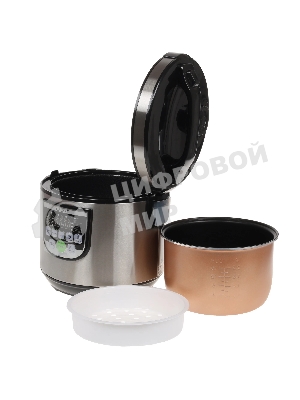 Мультиварка Galaxy GL 2643 серый, объем 5 л, 900 Вт, 10 программ