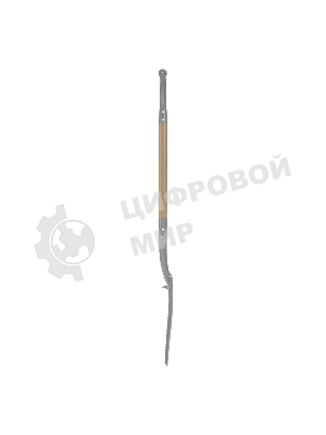 Лопата траншейная профессиональная Palisad LUXE 100х360х1250 мм, с зубьями, ясень, EFP