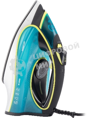 Утюг Hyundai H-SI01450 3200 Вт голубой/желтый