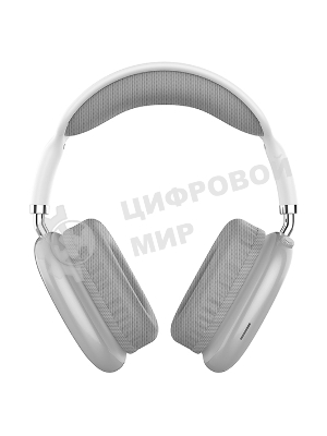 Беспроводные/проводные наушники QUMO Emotion BT 0090 серебро, накладные, Bluetooth + проводной, до 10 ч