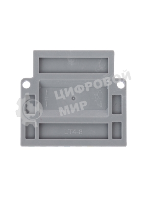 Клемма Rexant СМК 4х2 проходная разветвительная 4 полюса, с монтажной площадкой (1 ввод, 2 вывода на полюс) (20 шт/уп)