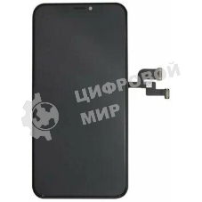 Дисплей Amperin для Apple iPhone XS в сборе с тачскрином (Soft Oled), черный