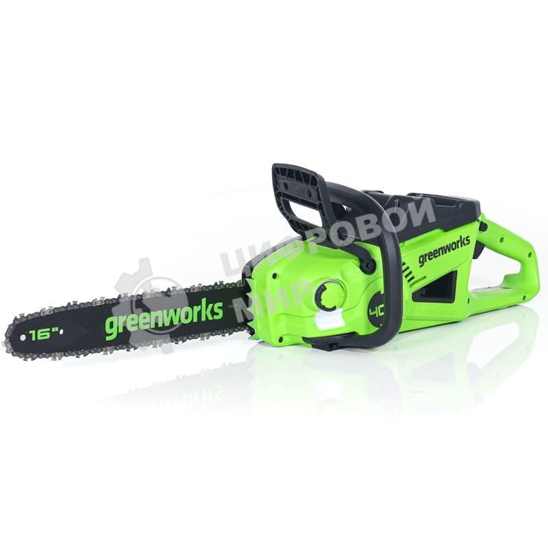 Цепная пила аккумуляторная GreenWorks GD40CS20Xk4, 40V, 40 см, 2000 Вт, бесщеточная,  c 1хАКБ 4 Ач И ЗУ (2008807UB)