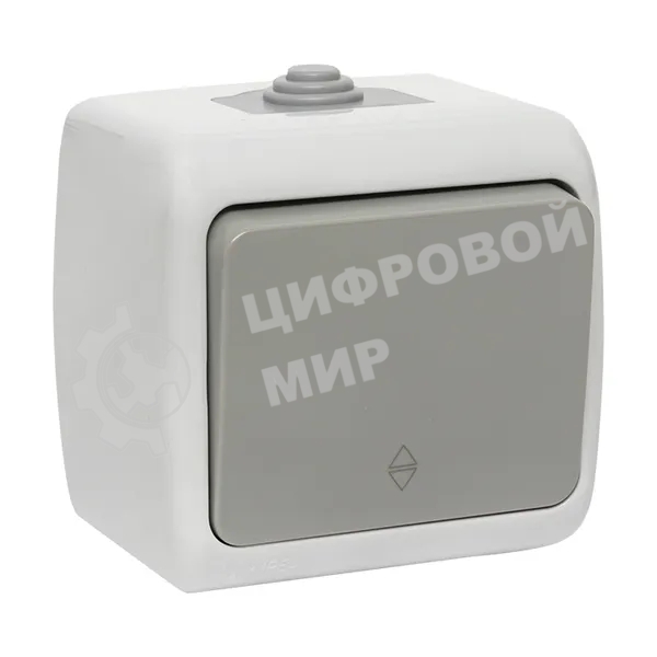 Выключатель проходной EKF Мурманск EFV10-025-30-54 PROxima 1-клавишный 10А IP54 серый