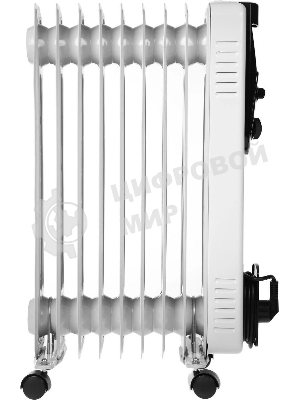 Масляный обогреватель Centek CT-6201 (9 секций) белый, 2000 Вт, 20 м2, термостат