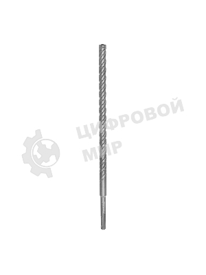 Бур по бетону Denzel цельная крестовая пластина, 14x315 мм, SDS PLUS