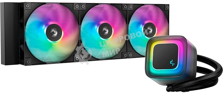 Система жидкостного охлаждения DeepСool LE360 V2 черный (R-LE360-BKAMMC-G-2)