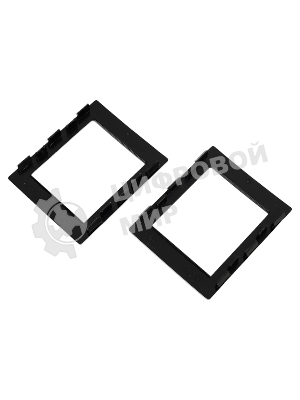 Рамка универсальная, 2 модуля, черный, RAL 9005 DKC/ДКС F00011B In-Liner Aero