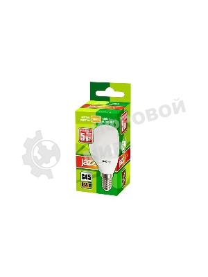 Лампа светодиодная JazzWay PLED-ECO-G45 5Вт шар 3000К теплый белый E14 400лм 220-240В