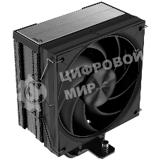 Кулер для процессора SAMA A40 (240W, 4-pin PWM, 152мм, 4x6мм, 1x120мм, 78CFM, 29dBA, 2200RPM, S: 1851/1700/1200/115X, AM5/AM4, черный)