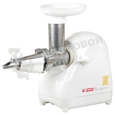 Мясорубка электрическая Белвар КЭМ-36/220-4-34 белый, 1000 Вт, 0.6 кг/мин, реверс, насадки - 5