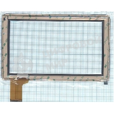 Сенсорное стекло (тачскрин) UK090256-FPC, черное