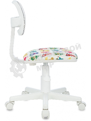 Кресло Бюрократ CH-W299 белый, сетка, 120 кг