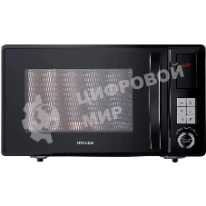 Микроволновая печь Hyundai HYM-D3010 черный, 23 л, 800 Вт, переключатели - кнопки, поворотный механизм