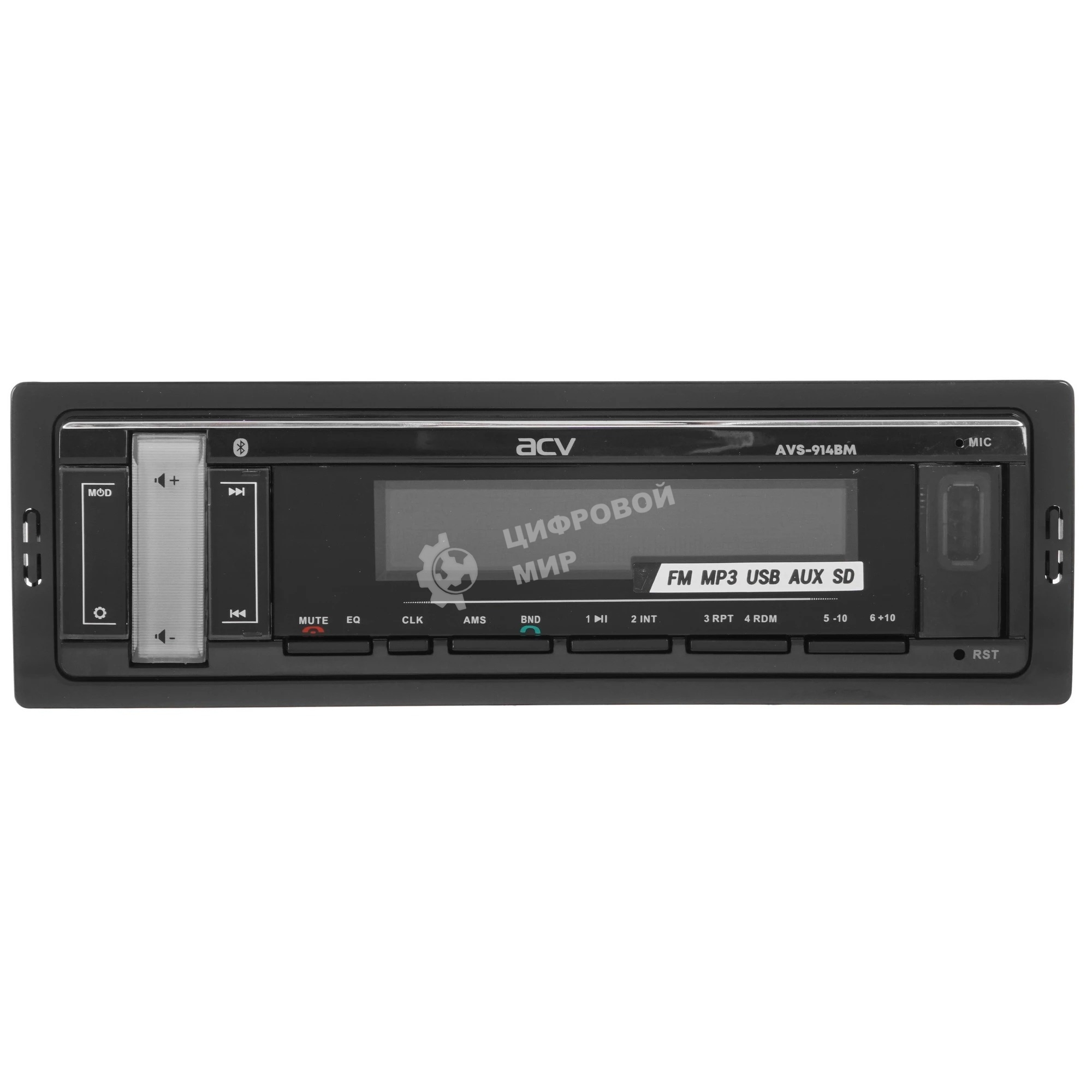 Автомагнитола ACV AVS-914BM 1DIN 4x50Вт