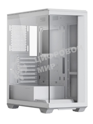 Корпус ATX Xastra Q600 6ARGB-C10-UC White без БП, боковая панель из закалённого стекла, USB 3, USB Type-C
