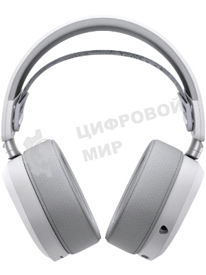 Гарнитура ASUS ROG Pelta белый, беспроводная + проводная, радиоканал, до 90 ч, подсветка, совместимость с PS5