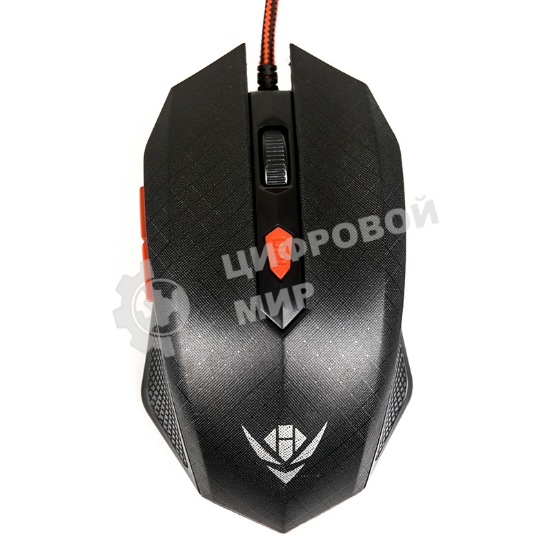 Мышь проводная Dialog Nakatomi MOG-08U черный, 2400 dpi, USB, кнопки - 6