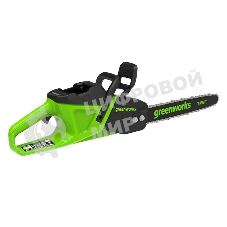 Цепная пила аккумуляторная GreenWorks GD40CS20Xk4, 40V, 40 см, 2000 Вт, бесщеточная,  c 1хАКБ 4 Ач И ЗУ (2008807UB)