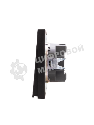 Выключатель Kranz STRONG 1 кл с подсветкой 10А с/у антрацит