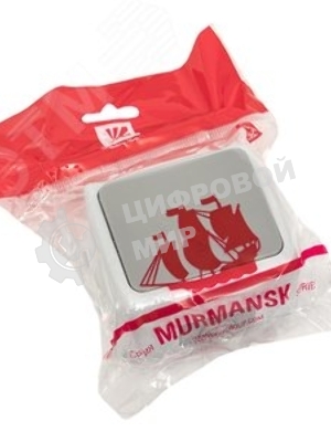 Выключатель проходной EKF Мурманск EFV10-025-30-54 PROxima 1-клавишный 10А IP54 серый