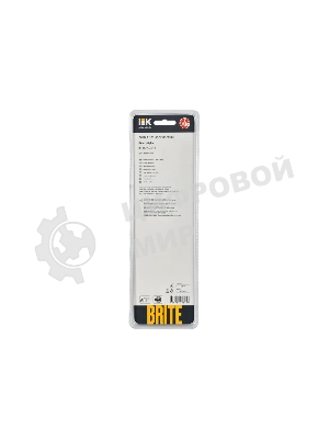 Рамка 4-местная IEK BRITE РУ-4-2-БрВа (BR-M42-G-K10) стекло ванильный