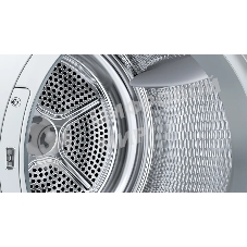 Сушильная машина Bosch Serie 6 WQK25200ME, с тепловым насосом, макс.загрузка - 10 кг, Класс энергоэфф-ти: A++, LED-дисплей с текстовой информацией. 15 автопрограмм сушки,Easy Clean with A++,габариты: 842x598x613 mm, белый