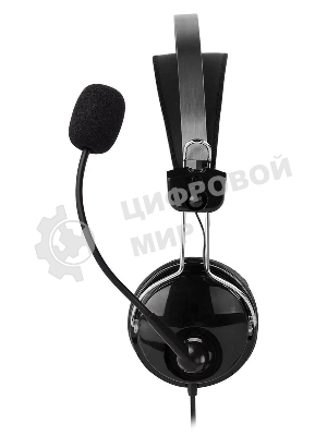 Гарнитура A4Tech HU-7P чёрный, проводная