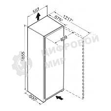 Холодильник Liebherr SRSFD 5220-22 001 серебристый однокамерный 398л