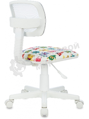 Кресло Бюрократ CH-W299 белый, сетка, 120 кг