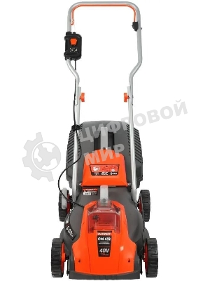 Газонокосилка аккумуляторная Patriot CM 432 (поставляется без акб 40В и зарядного), бесщеточ. двиг., 32 см, центр. регулир. 3 пол. 25-75, трав 30 л., мульчирование