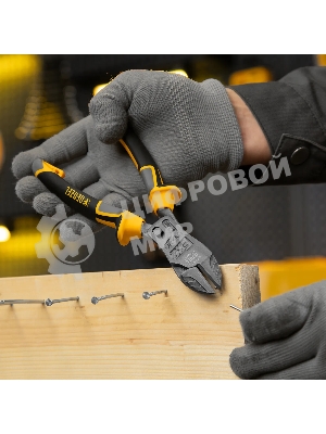 Бокорезы Denzel 180 мм, усиленные, трехкомпонентные рукоятки