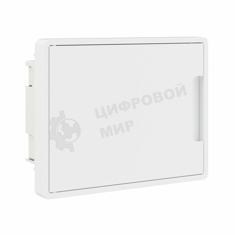 Щиток встраиваемый FRAME DKC F08B1WW 8мод. с бел. дверцей с 2 шинами PEN на 6 и 8 отверст. белый