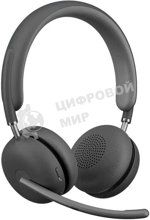 Гарнитура Logitech Zone Wireless 2 UC Graphite серый, беспроводная, Bluetooth 5.2, ANC